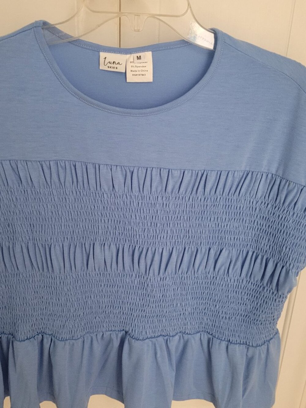 Luna skies rippled blouse size medium